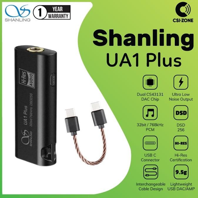 SHANLING UA1 PLUS / UA1+ DUAL CS43131 PORTABLE USB DAC / AMPLIFIER