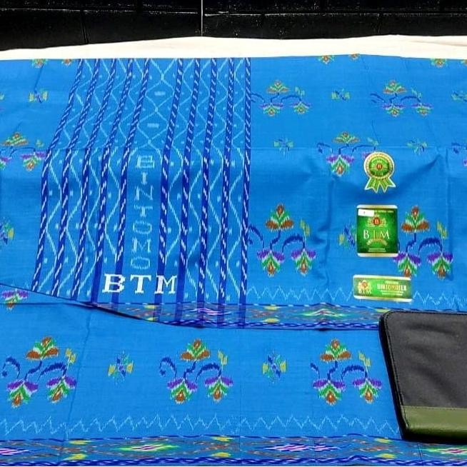 Sarung Btm Full Sutra 100% Motif Bhs Kembang - Pabrik Mst Muslim Dewasa Lembut - Songket, Mewah, Hit