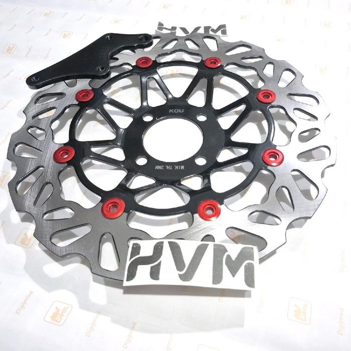 piringan cakram depan lebar motor Supra X 125 karisma 300 mm