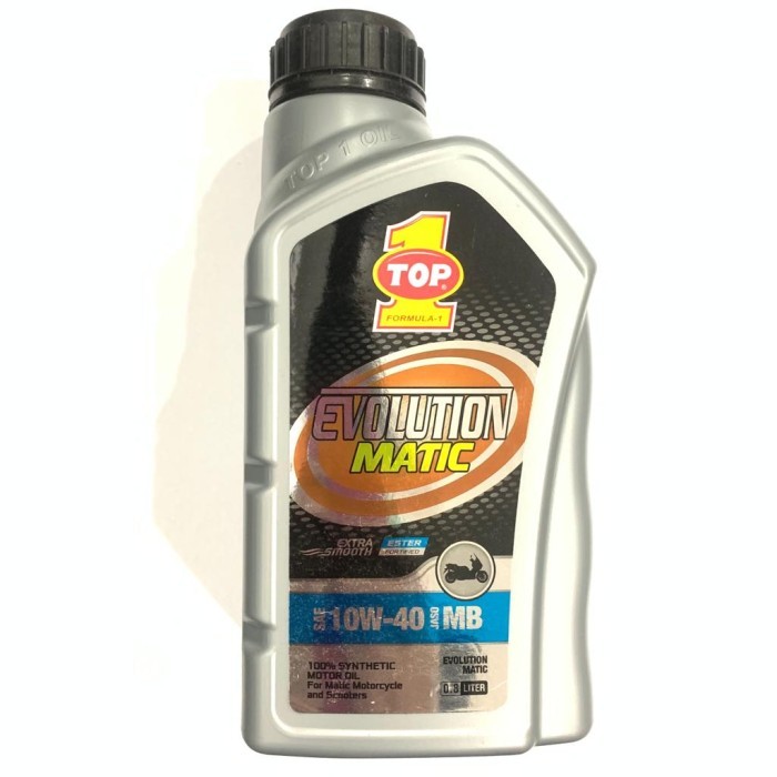 OLI MOTOR MATIC TOP 1 SMO ESTER EVOLUTION MATIC SAE 10W40 800ML ORI