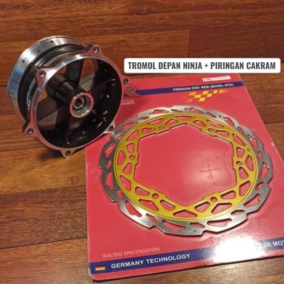 TROMOL DEPAN NINJA/NINJA RR MODEL STANDART PALANG ENAM PLUS PIRINGAN CAKRAM CZR - BACA DESKRIPSI