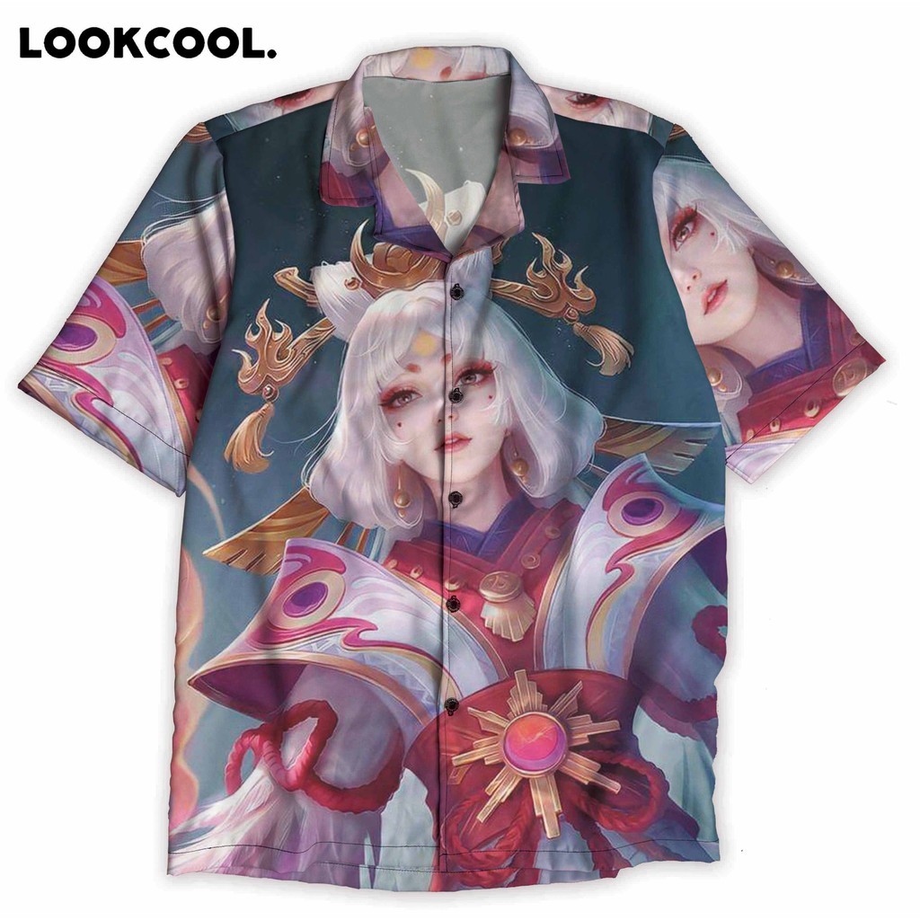 Kemeja LUNOX DIVINE GODDESS MOBILE LEGENDS Style Fashion Print | P194