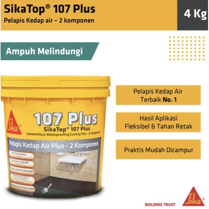 ___] [GRAB/GOSEND] SikaTop Seal 107 AB PLUS Pelapis Anti Bocor 4KG