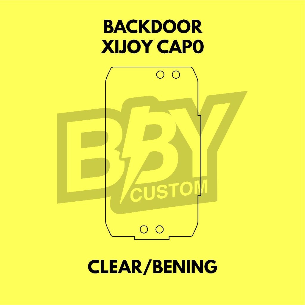 

Premium Cut - Bby Backdoor Akrilik Xijoy Cap0 Garskin Stiker / Case Custom Terlaris 2PCS/ Fullbody