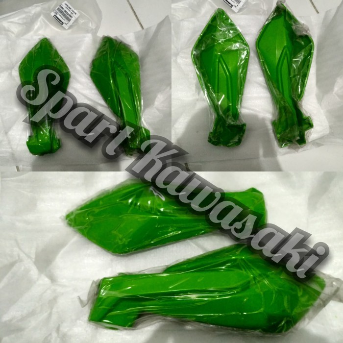 TERLARIS HANDGUARD HAND GUARD KLX BF 150 HIJAU ORIGINAL KAWASAKI