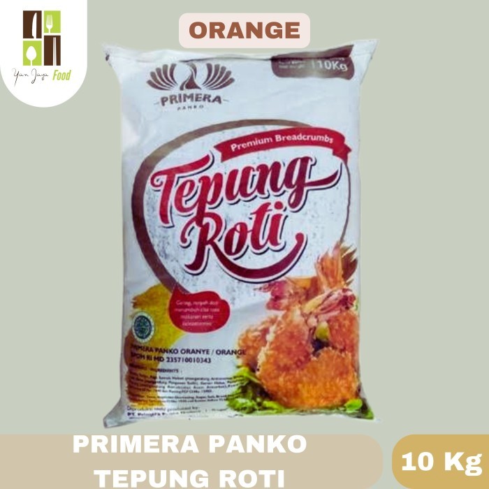 

BARANG TERLARIS Primera Panko Tepung Roti/Bread Crumbs Mix/White/Orange Kemasan 10KG