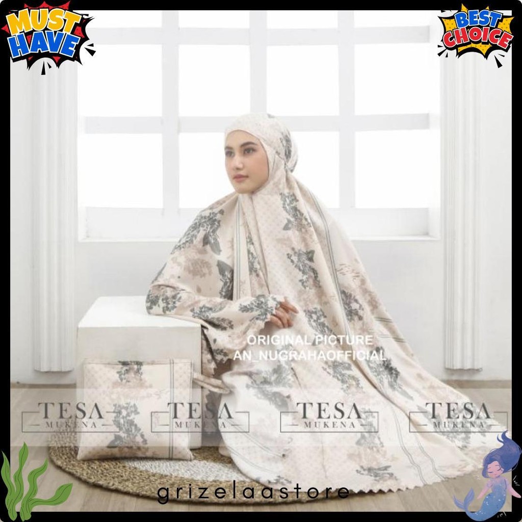 Mukena Dewasa Sutra Royale Slik Premium 2In1 Traveling Laser Cut Naura Diskon Setengah Harga