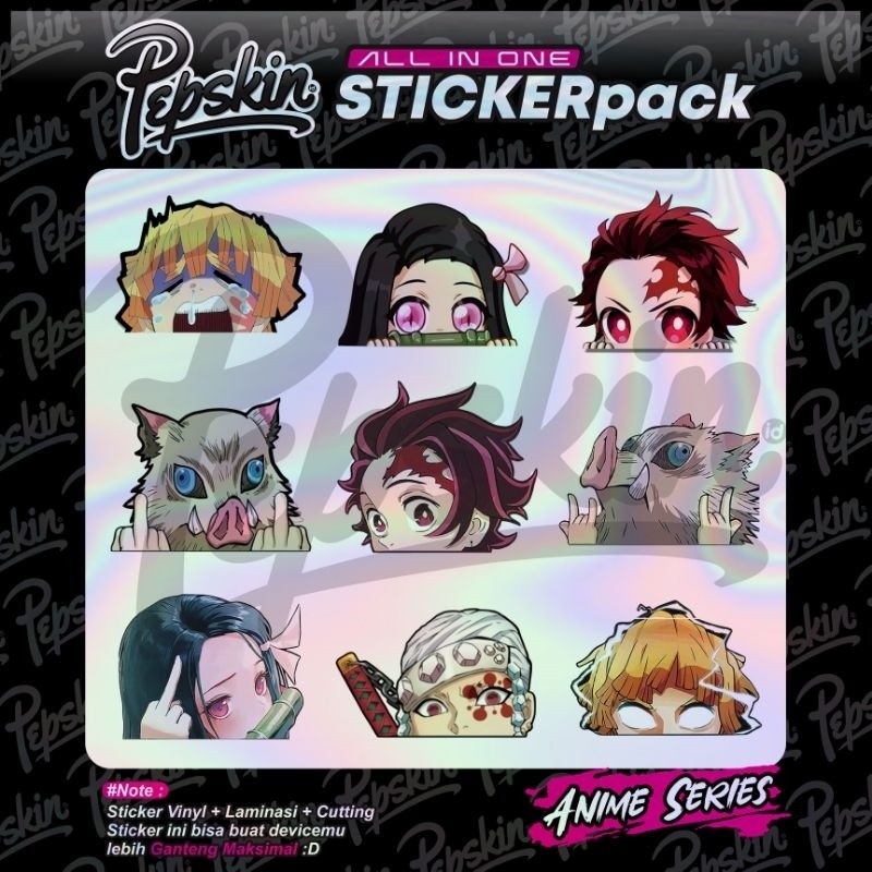 

Premium Cut - Pack Hologram Demon Slayer Ds 03 Garskin Stiker / Case Custom Terlaris 2PCS/ Fullbody