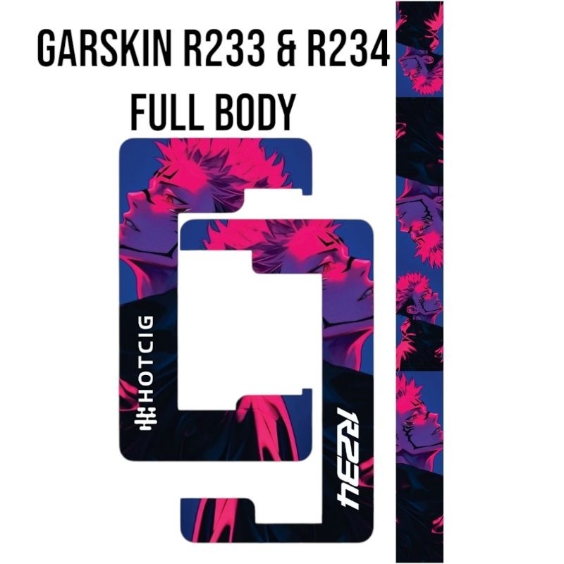 

Premium Cut - Aicostore R 233 234 Bodi Laminasi Tebal 22 Garskin Stiker / Case Custom Terlaris 2PCS/ Fullbody