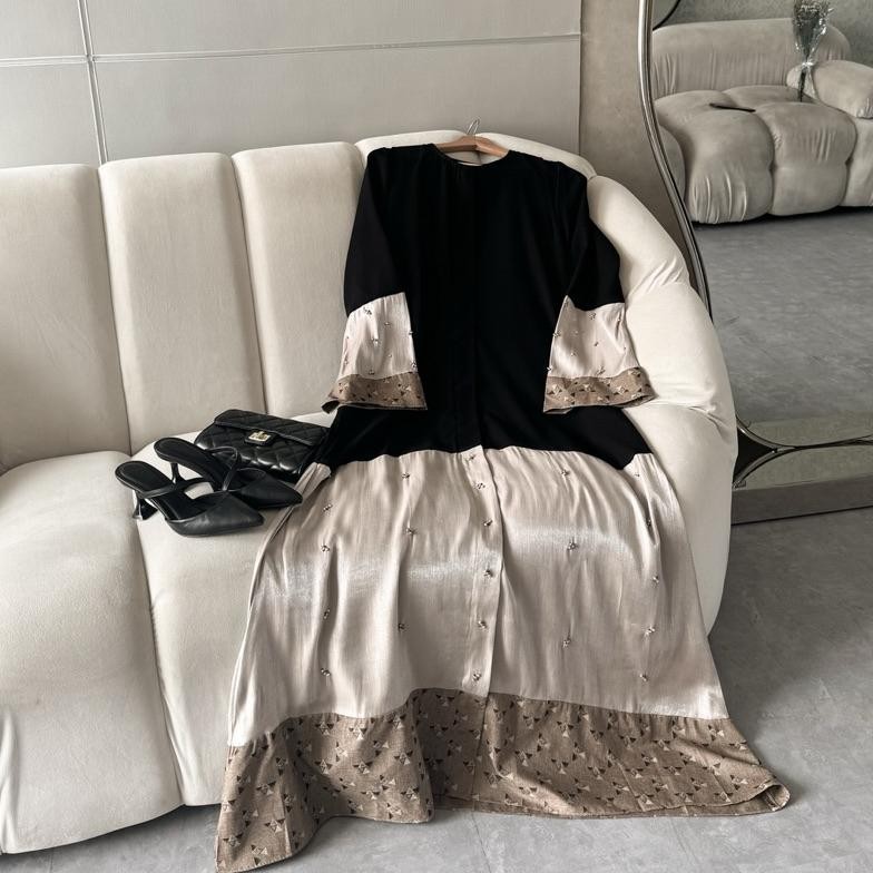 MUSLIM - JEMA dress abaya BY ZH/ Dress Hitam/ Abaya Hitam/ Abaya Arab TERLARIS