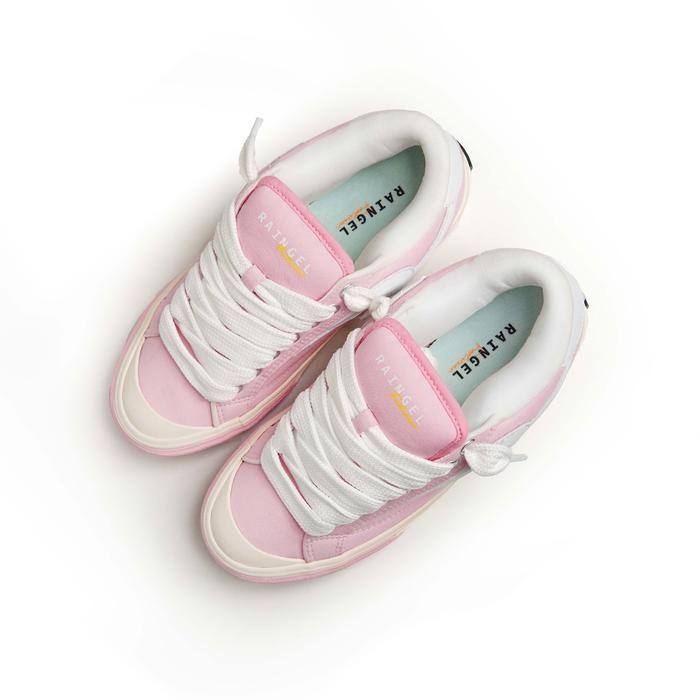 Raingel Sepatu Lokal - Bigmax Pink- White Pink