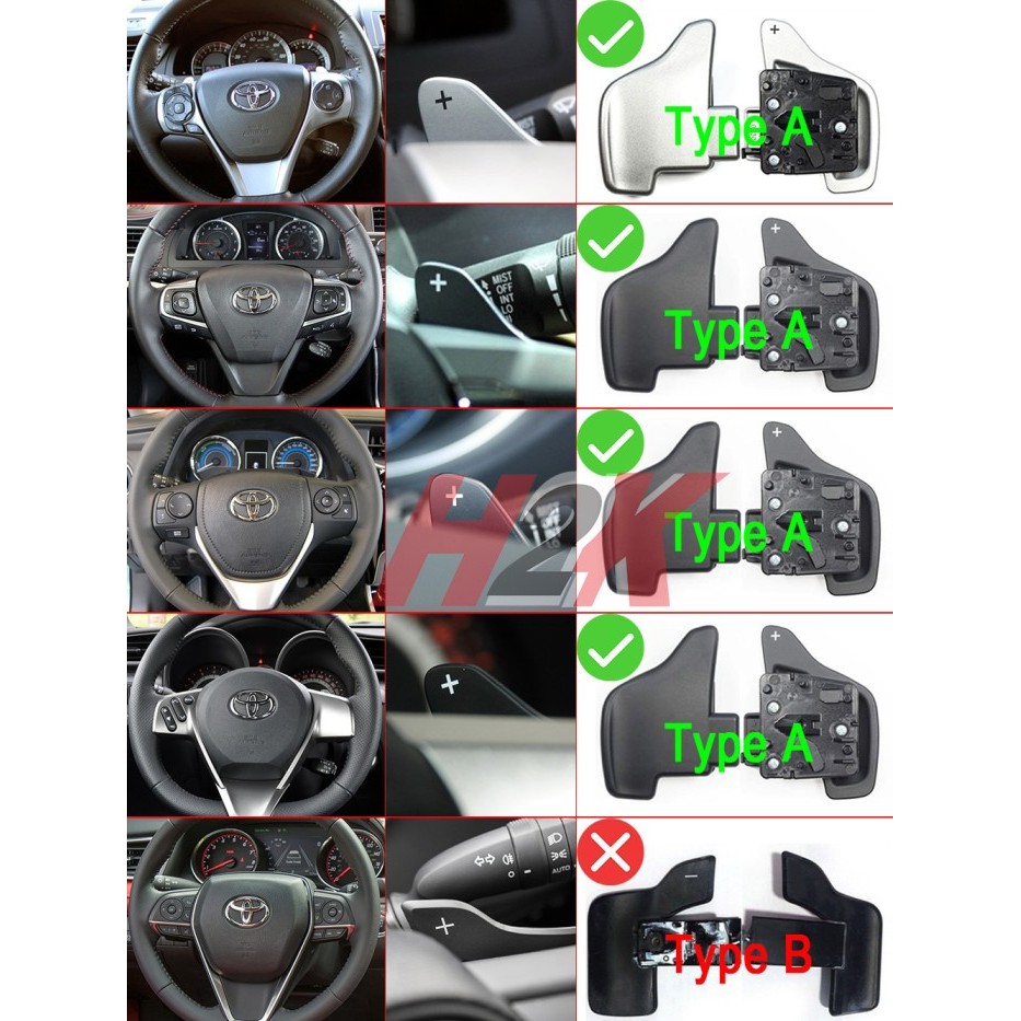 SAVANINI PADDLE SHIFT TOYOTA FORTUNER 2017, INNOVA, CAMRY, SIENTA