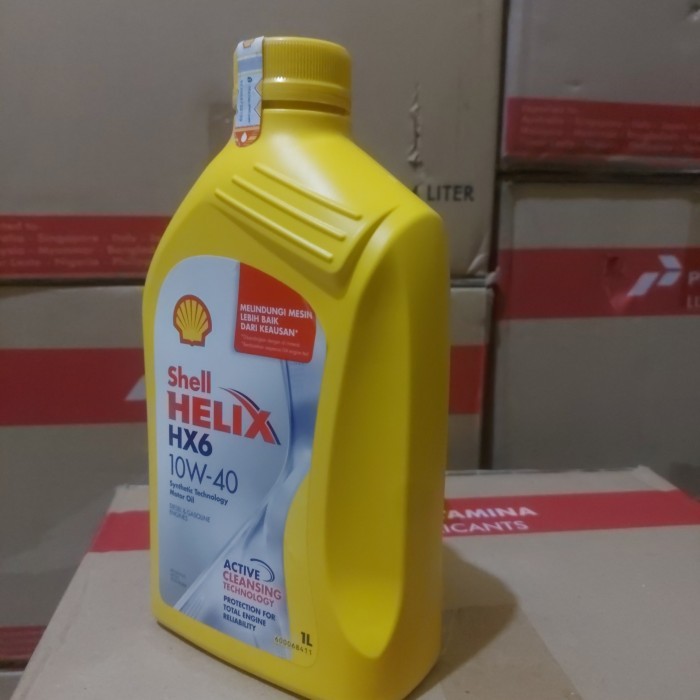 OLI MESIN MOBIL SHELL HELIX HX6 10W-40 (1LITER )