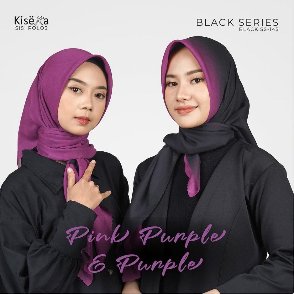 Black & Pink Purple-Purple Series (135, 136, 145, 148, 009, 023, 138, 141, 143, 144) | Kerudung Hija
