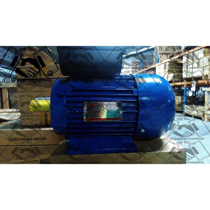 DINAMO /MOTOR LISTRIK ADK 2 HP (1,5KW) 1450RPM 1PHASE 220V