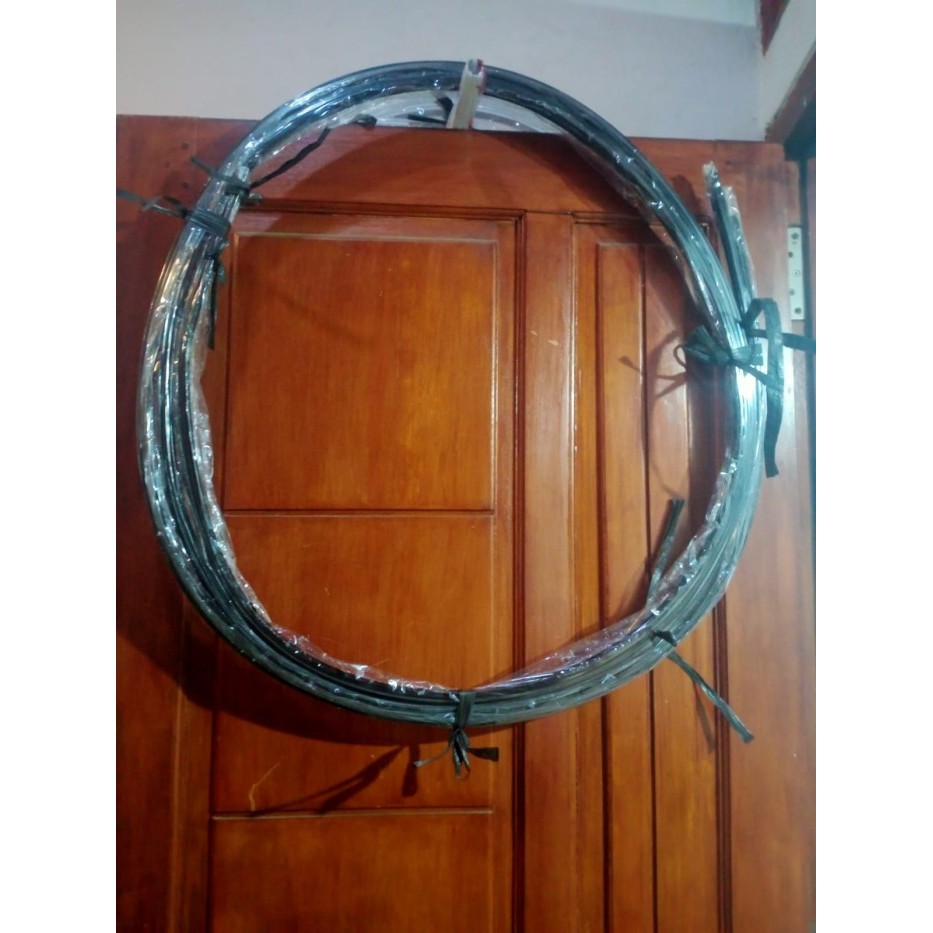 Rel Double Gorden Vitr Flexibel Lengkung Tirai Pintu Jendela Siku