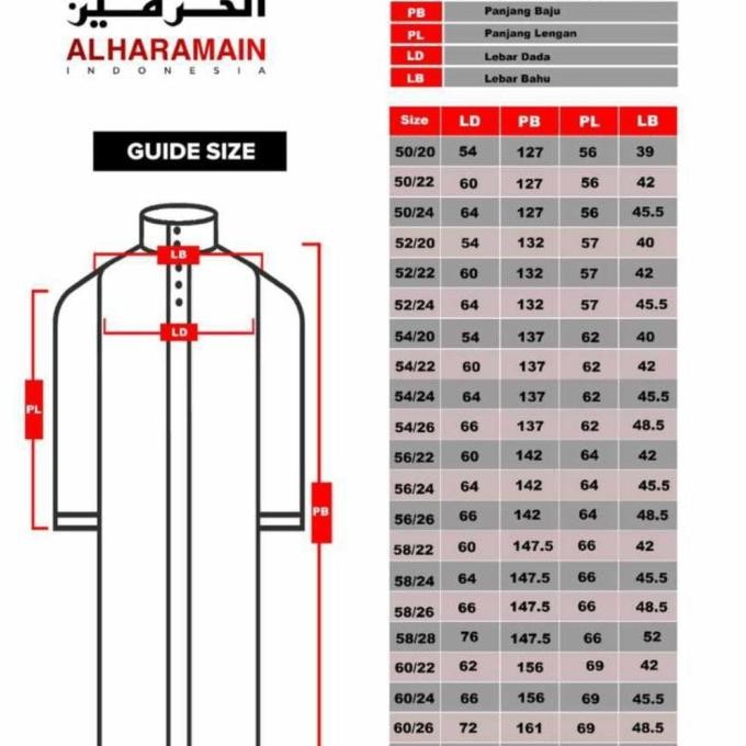 Jubah / Gamis Pria Haramain Hitam + Jubah Al Haramain Premium Manset Terlaris
