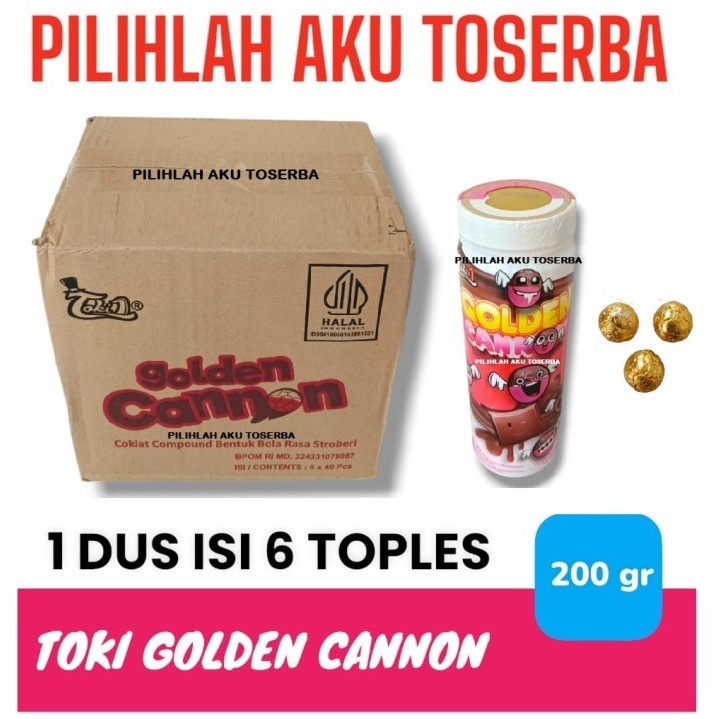 

Cokelat Toki Golden Cannon Kemasan Toples - ( Harga 1 Dus )
