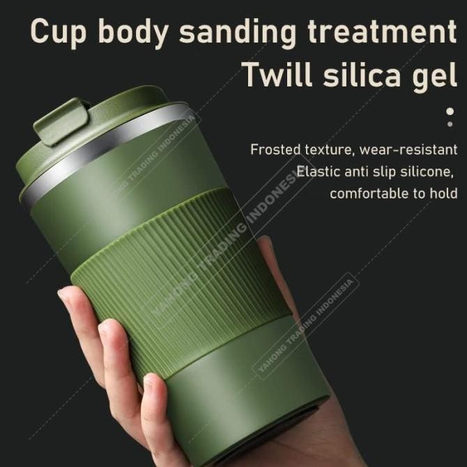 GELAS KOPI TERMOS MUG COFFEE TERMOS STAINLESS 304 TAHAN PANAS DINGIN