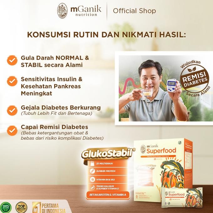 

Mganik Multigrain Pumpkin - Suplemen Diabetes