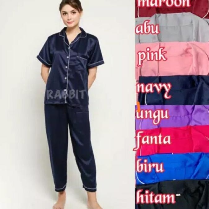Piyama Anak Perempuan ABG | Usia 10 - 14 tahun | Baju Tidur Anak Satin SS99