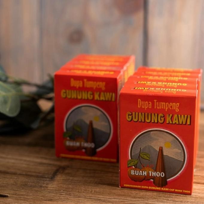Hio Dupa Merah Tumpeng Kerucut Gunung Kawi Aromaterapi Original Dan Terlaris