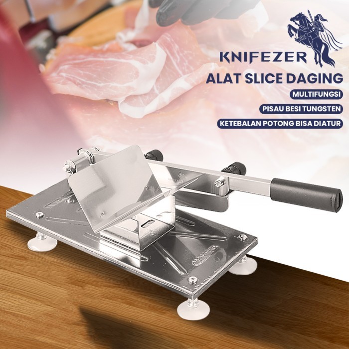 KHUSUS GRAB Alat Potong Daging slice sayuran mesin manual pemotong daging tipis serbaguna Ketebalan