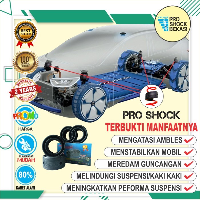New Sport Damper Pro Shock Karet Peredam Shockbreaker Mobil Toyota Avanza
