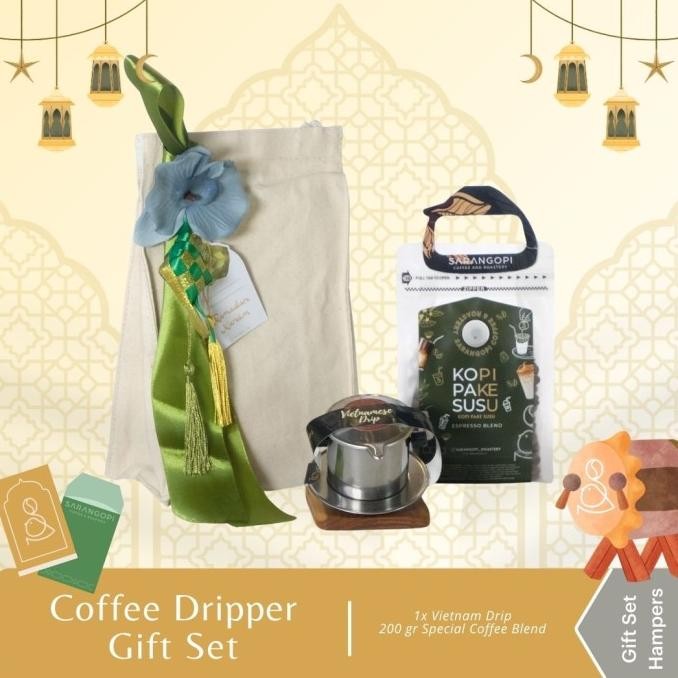 

COFFEE DRIPPER GIFT SET - HAMPERS KADO SOUVENIR KOPI - SARANGOPI