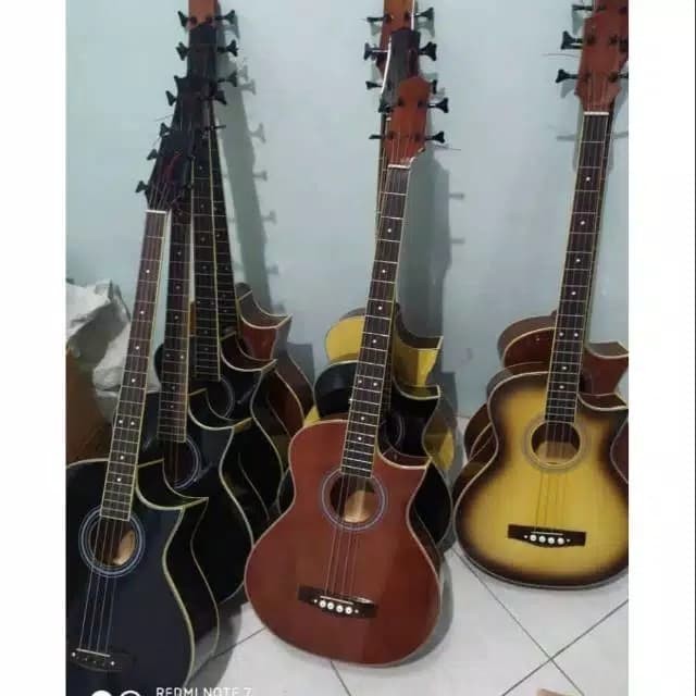 Gitar bass akustik elektrik Eq 7545 Khusus JTR dan Gojek Terbatas