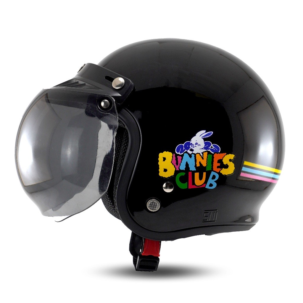Promo Bip Plast Helm Bogo Retro Dewasa Sni