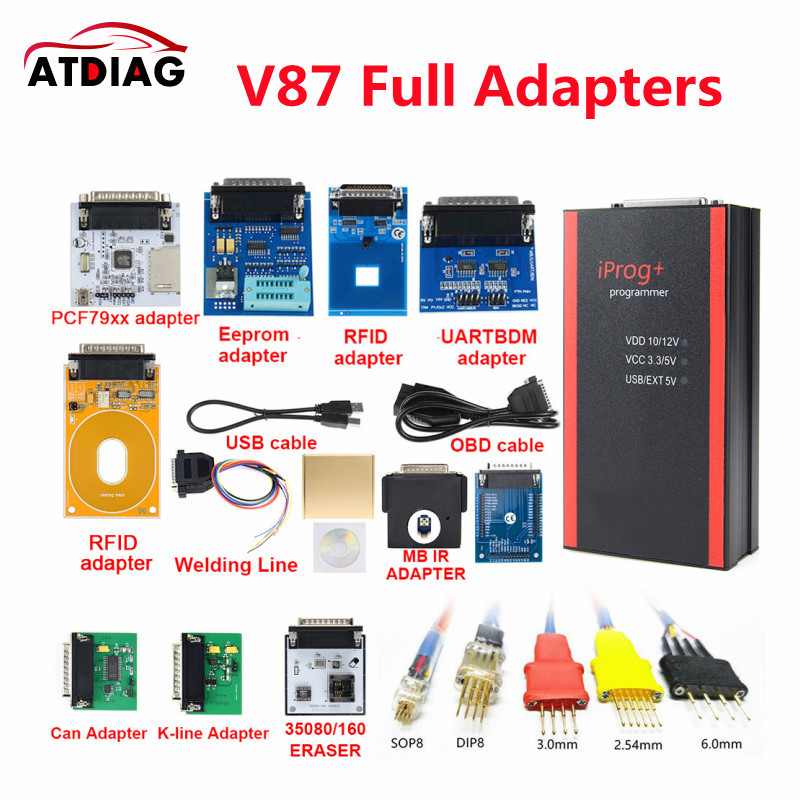 Baru Best Quality V87 Iprog+ Key Programmer Support IMMO +Iprog Pro Till 2024 Replace Carprog