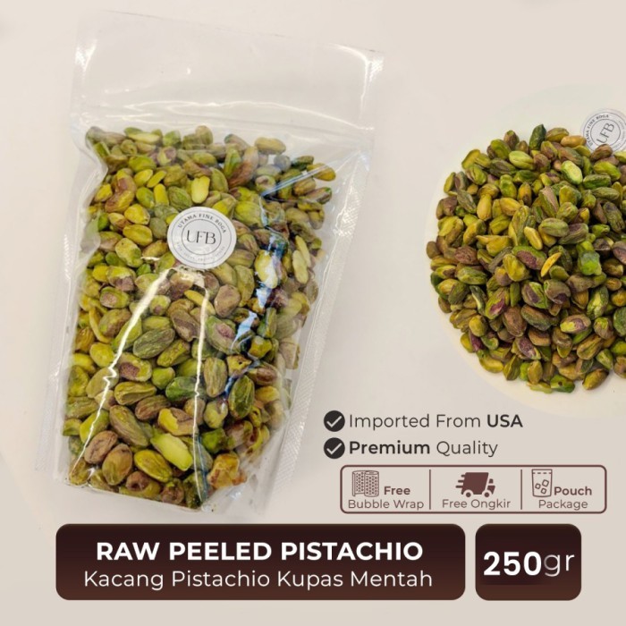 

Kacang Pistachio Kupas Mentah / Raw Peeled Pistachio Nuts 250gr