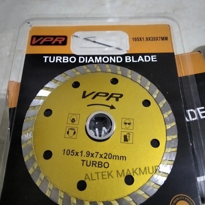 @=@=@=@=] VPR Diamond Blade Turbo 4 Inch / Mata Potong Keramik Marmer Granit VPR