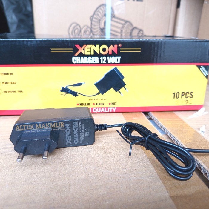 ] XENON Charger Mesin bor Cordless 12v