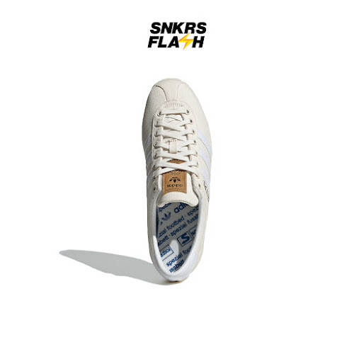 ADIDAS Gazelle Spzl Chalk White Sepatu Sneakers Pria - IG8940 - Size 42.7