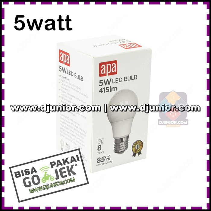 APA - BOHLAM LAMPU LED 5W / 5 WATT by ACE HARDWARE W