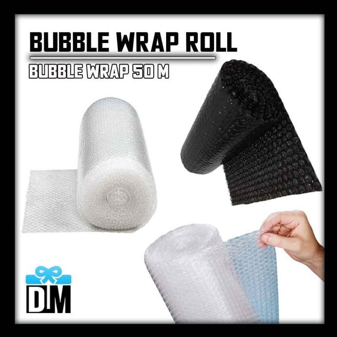 

siap kirim] Roll Bubble Wrap Ball Full 1.25 x 50 m Plastik Packing Bungkus Orderan
