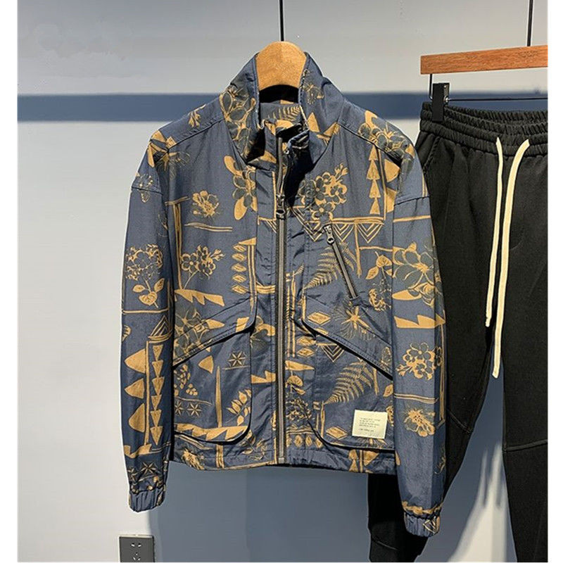 Jaket Kerja Kerah Berdiri Pria