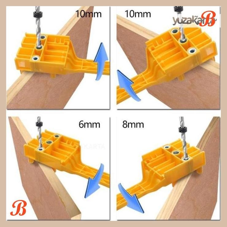 

| YZA | TOOLS ALAT PEMBUAT LUBANG KAYU WOODWORKING PUNCH HOLE MARKING LOCATOR