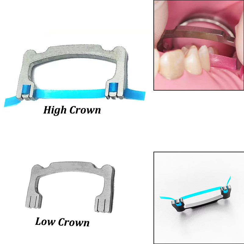 Al Mubarokk Dental Holder Polishing Strip Holder Fit Low/High Crown Metal and Resin Polishing Strips