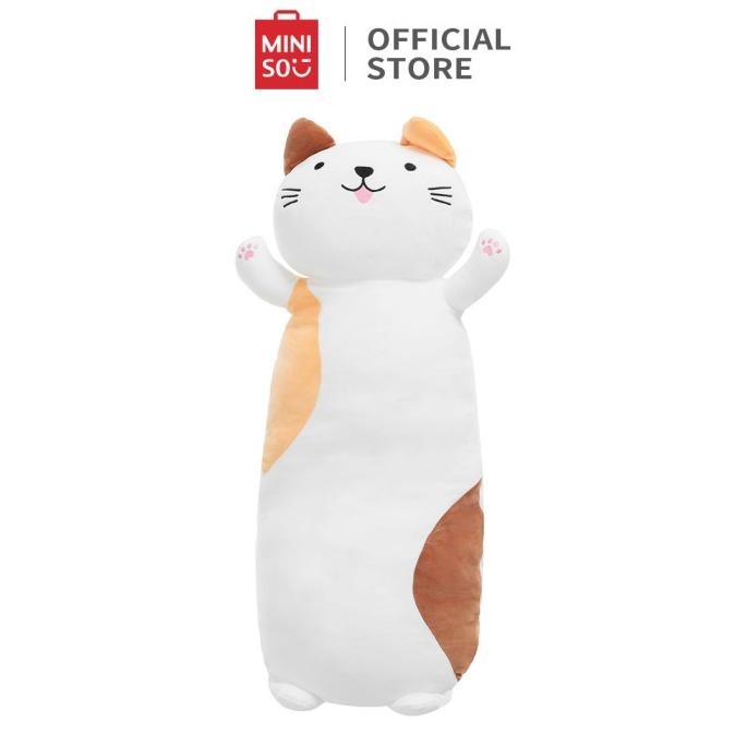 MINISO Boneka Bantal Kucing Besar Tidur Boneka Lucu Mainan Mewah 90cm