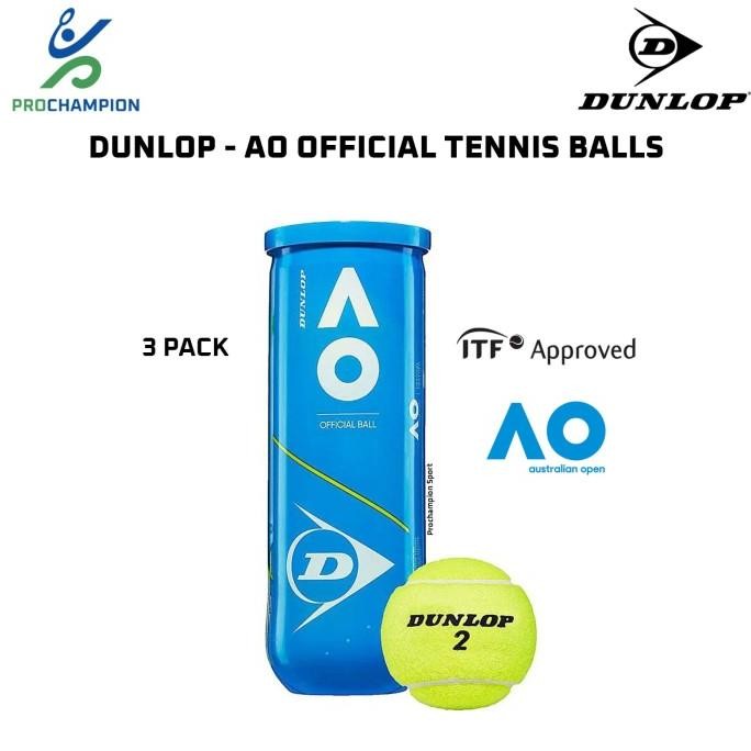 Bola Tenis Tennis Dunlop Original Australian Open AO Isi 3