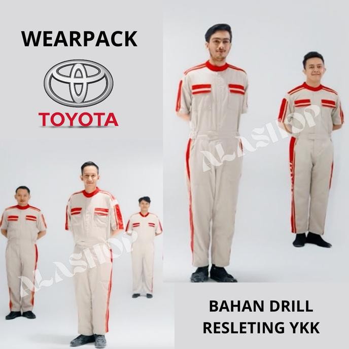 WEARPACK TOYOTA   I   WEARPACK MEKANIK   I   WEARPACK OTOMOTIF   I    WEARPACK BENGKEL