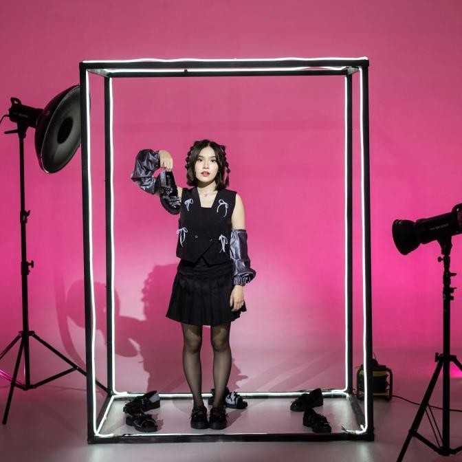 Promo CEKHAS - GIRL CRUSH Jisoo Blueish Grey Shoes COD