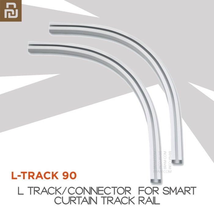 BISA TERMIN Curtain Rail Acc (gorden aksesoris) - L Track 90 Box1pc
