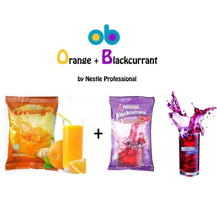 

Nestle NESTEA OB Orange 560gr + Blackcurrant 750g Nestle Professional