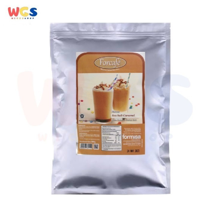 

Forcafe Sea Salt Caramel Flavour Drink Powder Bubble Boba 800g
