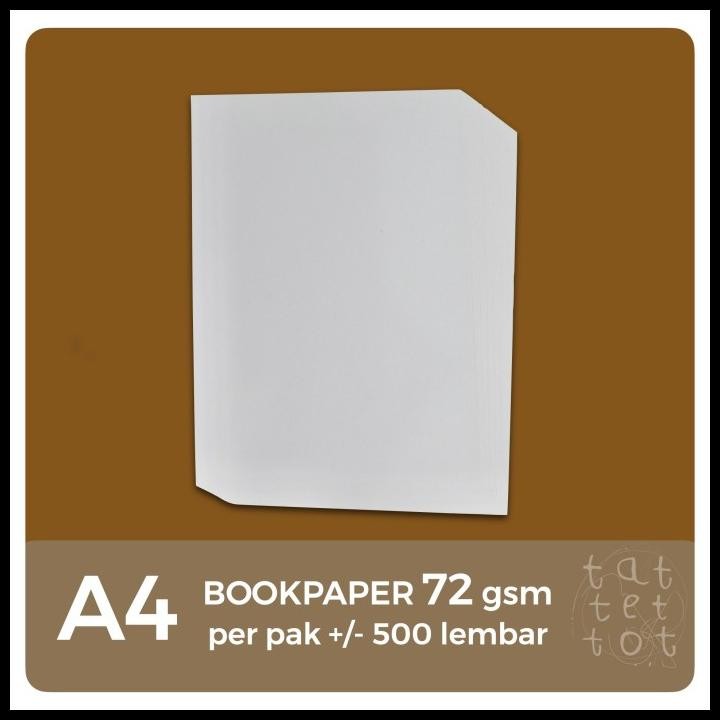 

Terlaris Book Paper | Bookpaper | Storaenso | Novel | 72 Gr | A4 Good Quality