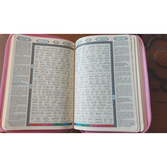 

Al-Quran A5 A6 Kaleb Gratis Cetak Nama Terjemahan Kata Resleting Hampers Kado Quran Kaleb Custom TK